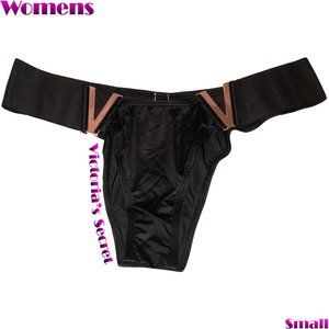 3/$36 Victoria’s Secret Small Black Brazilian Panty NWT
